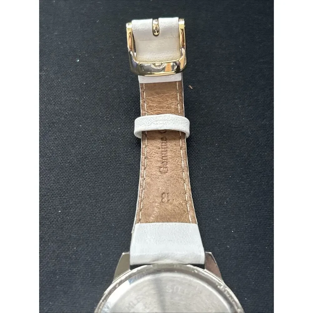 Silver Tone Pearlized Dial Women’s Quartz Watch